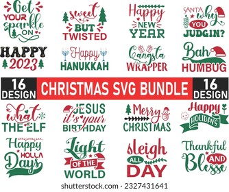 Christmas SVG Bundle Design.eps file.