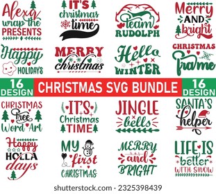 Christmas SVG Bundle.eps file
16 Design.