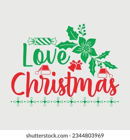 Christmas SVG Cut File, Merry Christmas Svg