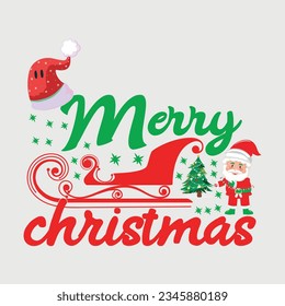 Christmas SVG Cut File, Merry Christmas Svg