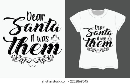 Christmas SVG cut files Design. Christmas Typography T-shirt Design. Christmas SVG t-shirt design.