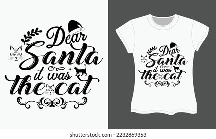 Christmas SVG cut files Design. Christmas Typography T-shirt Design. Christmas SVG t-shirt design.