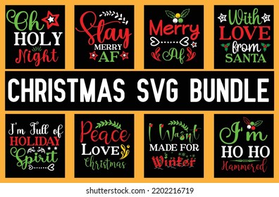 Christmas svg design bundle file