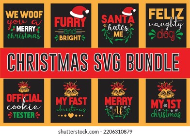 archivo de paquete de diseño de svg de Navidad