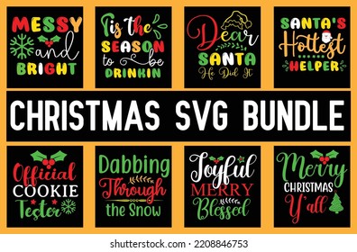 Christmas svg design bundle file