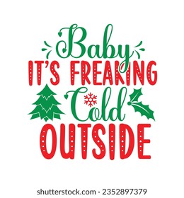 Christmas SVG Design, typography, t-shirt, retro, sublimation, sticker, SVG Design,