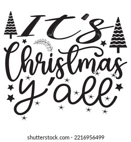Christmas SVG Design Vector File.