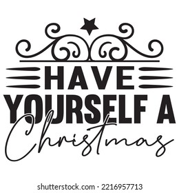 Christmas SVG Design Vector File.