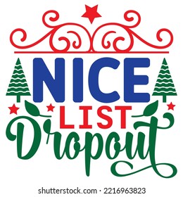 Christmas SVG Design Vector File.