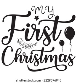 Christmas SVG Design Vector File.