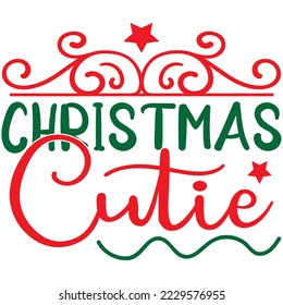 Christmas SVG Design Vector File.