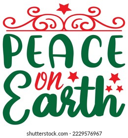 Christmas SVG Design Vector File.