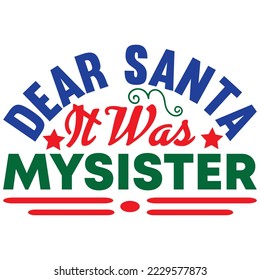 Christmas SVG Design Vector File.