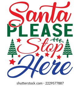 Christmas SVG Design Vector File.