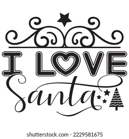 Christmas SVG Design Vector File.