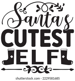 Christmas SVG Design Vector File.