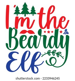Christmas SVG Design Vector File.