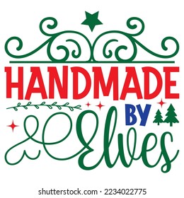 Christmas SVG Design Vector File.
