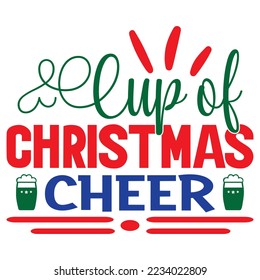 Christmas SVG Design Vector File.