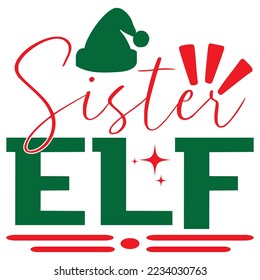 Christmas SVG Design Vector File.