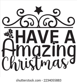Christmas SVG Design Vector File.
