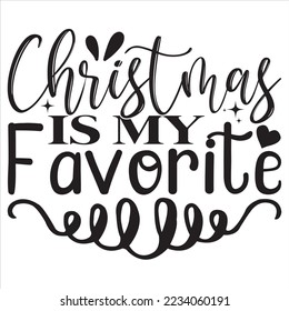 Christmas SVG Design Vector File.