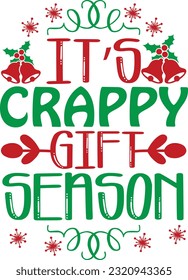 Christmas Svg Quotes Design Vector