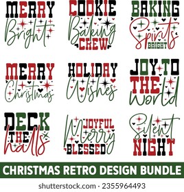 Christmas SVG And Christmas Retro And Christmas Sublimation And Christmas Porch Sign And Round Sign Design EPS Format Digital Download