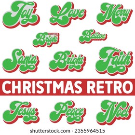 Christmas SVG And Christmas Retro And Christmas Sublimation And Christmas Porch Sign And Round Sign Design EPS Format Digital Download