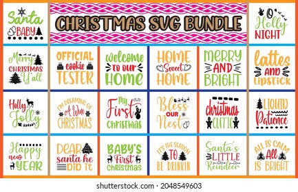 CHRISTMAS SVG T SHIRT DESIGN BUNDLE