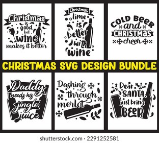 Christmas Svg T Shirt Design Bundle