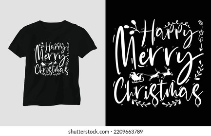 Christmas Svg T-shirt Design, Festival, Holiday, Xmas, Party.