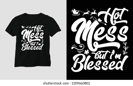 Christmas Svg T-shirt Design, Festival, Holiday, Xmas, Party.