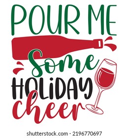 Christmas SVG T-Shirt Design Vector File.