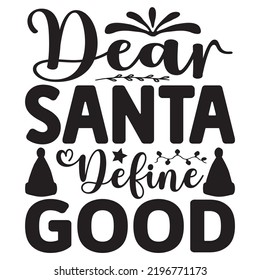 Christmas SVG T-Shirt Design Vector File.