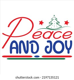 Christmas SVG T-Shirt Design Vector File.