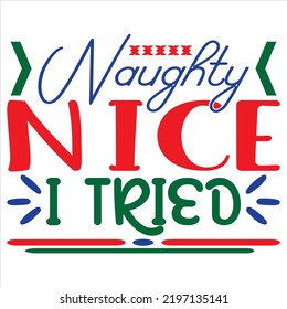 Christmas SVG T-Shirt Design Vector File.