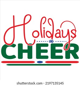 Christmas SVG T-Shirt Design Vector File.