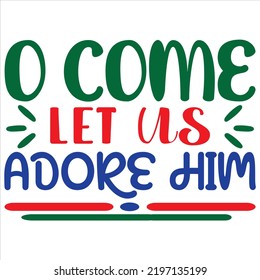 Christmas SVG T-Shirt Design Vector File.