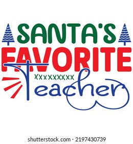Christmas SVG T-Shirt Design Vector File.