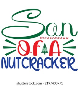 Christmas SVG T-Shirt Design Vector File.