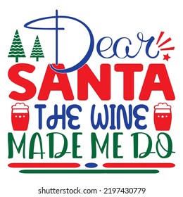 Christmas SVG T-Shirt Design Vector File.