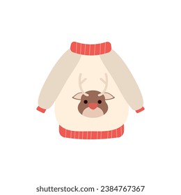 Christmas sweater. With a deer.