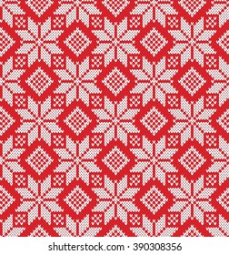Christmas Sweater Design. Seamless Pattern