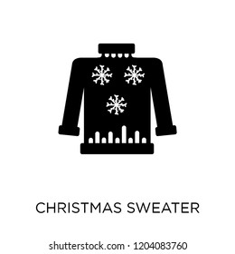 christmas sweater icon. christmas sweater symbol design from Christmas collection. Simple element vector illustration on white background.