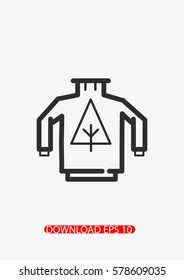 Christmas sweater icon, Vector