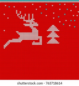 Christmas sweater pattern design