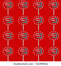 Christmas sweater pattern design texture