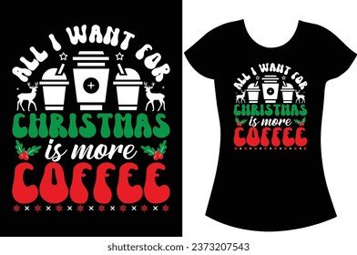 Christmas Sweater pattern graphics t shirt. Santa vector Christmas gift t shirt.