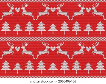 Christmas  sweater seamless knitting patterns 